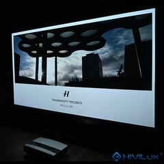 HiViLux® UST/CLR hoogcontrast vrijstaand vloerprojectiescherm – HiViPrism Cinema HDR – zwart/wit