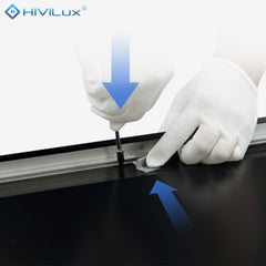 HiViLux® weiss Samt-Rahmenleinwand – HiViWhite Cinema 1,0