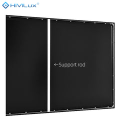 HiViLux® weiss Samt-Rahmenleinwand – HiViWhite Cinema 1,0