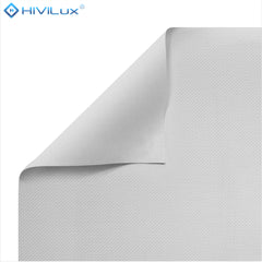 HiViLux® 16:9 Tension Motorized Projection Screen – Grey HiViGrey Cinema 0.8 – Black/White Housing