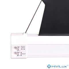 HiViLux® RGB-Triplelaser Tension-Motorleinwand – HiViGrey Cinema 3L – Schwarz/Weiß