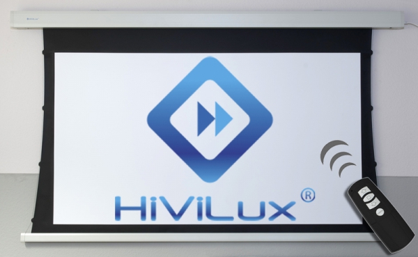 HiViLux Rollo-leinwand 100" 16:9 221x124cm 3D/2D/Full HD/Gain=1,2/Vorlauf 50CM 