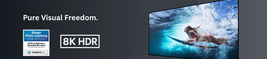 Randlose Rahmenleinwand (Zero Frame)