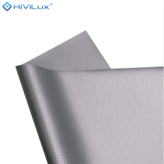 HiViLux® 16:9 Tension Motorized Projection Screen – Grey HiViGrey Cinema 0.8 – Black/White Housing 