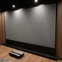 HiViLux® UST/CLR hoogcontrast vrijstaand vloerprojectiescherm – HiViPrism Cinema HDR – zwart/wit
