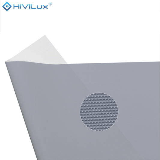 HiViLux® RGB-Triplelaser Akustik Zero-Rahmenleinwand – HiViGrey Cinema SD Gewebe Anti-Speckle