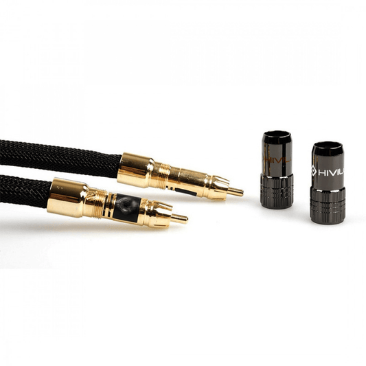 HiViLux HiFi NF Cinch/RCA Kabel OCC/SCC mit Ferritring