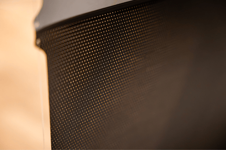 HiViLux® Micro Perforated Contrast Acoustic Cloth Sections: HiViGrey Cinema 5D/HDR MP Acoustics 