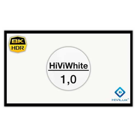 HiViLux® White Velvet Fixed Frame Screen – HiViWhite Cinema 1.0