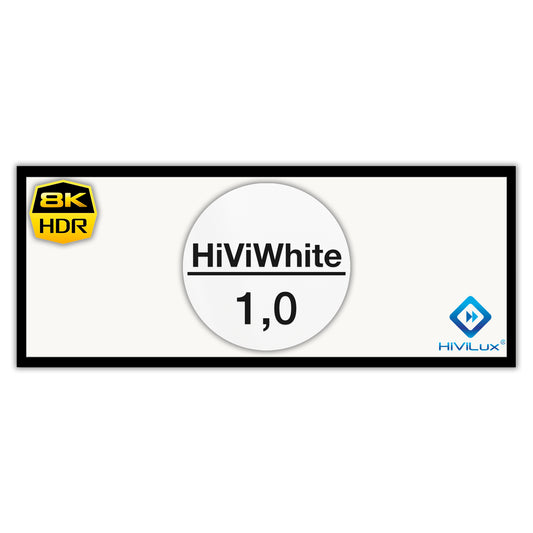 HiViLux® weiss Samt-Rahmenleinwand – HiViWhite Cinema 1,0
