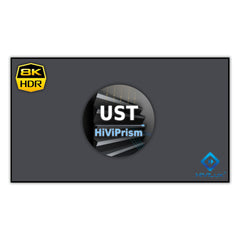 HiViLux® UST/CLR Kontrast Zero-Rahmenleinwand – HiViPrism Cinema HDR