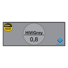 HiViLux® grau Zero-Rahmenleinwand – HiViGrey Cinema 0,8