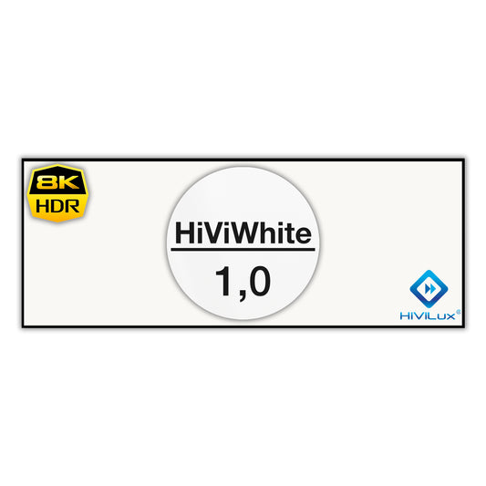 HiViLux® weiss Zero-Rahmenleinwand – HiViWhite Cinema 1,0