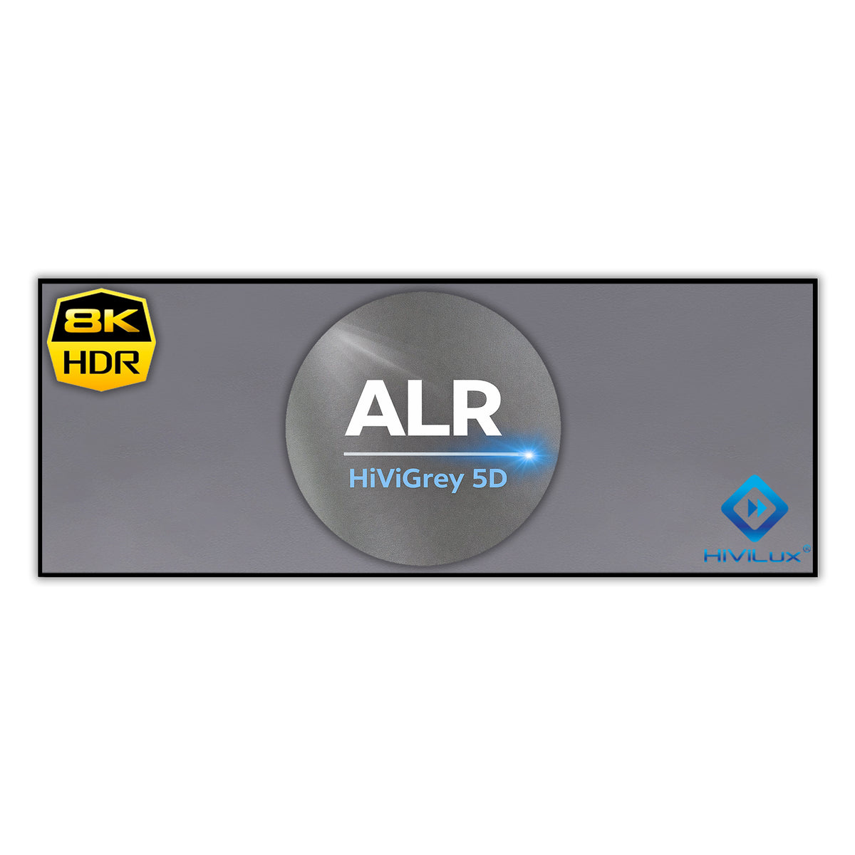 HiViLux® ALR Kontrast Zero-Rahmenleinwand – HiViGrey Cinema 5D/HDR