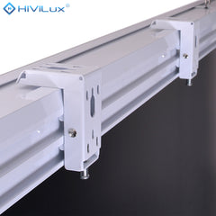 HiViLux® RGB-Triplelaser Tension-Motorleinwand – HiViGrey Cinema 3L – Schwarz/Weiß