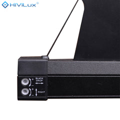 HiViLux® RGB-Triplelaser Tension-Motorleinwand – HiViGrey Cinema 3L – Schwarz/Weiß