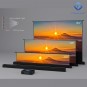 HiViLux® UST Floor screen contrast CLR/Laser TV housing black HiViPrism Cinema HDR